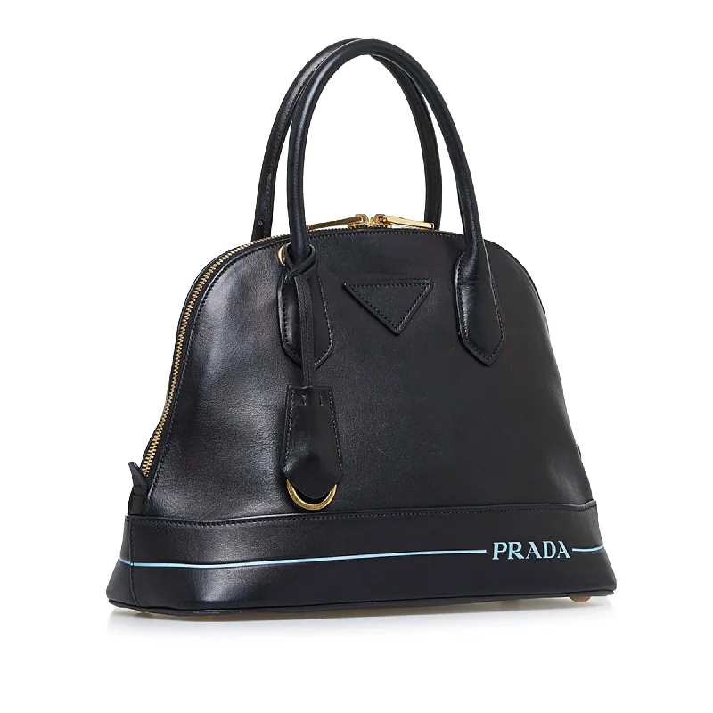 Prada bags with a front - flap pocket for quick access to essentialsPrada City Calf Mirage Satchel PEEMS8