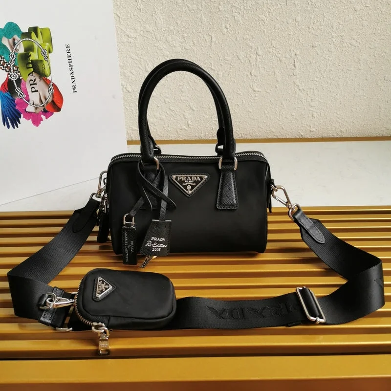 Ladies Prada shoulder bags with a tassel - adorned zipper for added charmWhimsy Finds - Prada Bags - 320