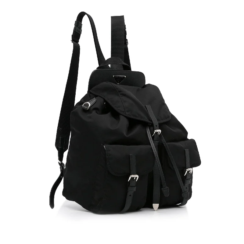 Prada nylon backpacks with a padded laptop compartment for travel and studyPrada Tessuto Backpack (SHG-r6NQdK)