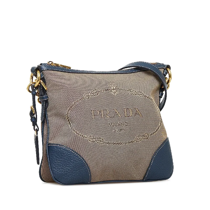 Prada Cleo bags with a detachable coin purse for added functionalityPrada Canapa  Logo Crossbody Bag ws7nk8