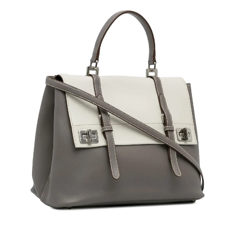 Prada handbags with a beaded trim for a touch of glamour and elegancePrada City Calf Satchel iZngIu