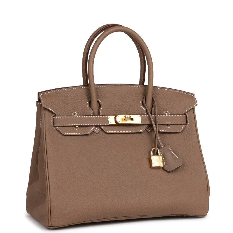 Hermes Birkin Bags with a Removable Coin Purse AttachmentHermes Birkin 30 Etoupe Togo Gold Hardware