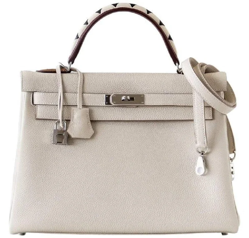 Hermès Kelly Bags with a leather - wrapped turnlock for added eleganceHermès Kelly 32 Limited Edition Au Gallop Bag